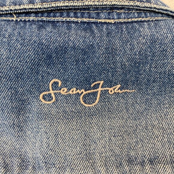 Sean John Men's Blue Denim Jacket XXL Classic Fit Button-Up - Picture 8 of 9
